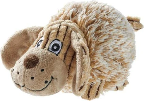 Hunter Pori Hundespielzeug, mit Igelball, mit Plüschbezug, Hunde-Optik, beige (67757)