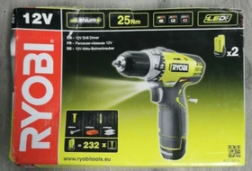 Ryobi RCD12012L Akku-Bohrschrauber inkl. Tasche + 2 Akkus 1.3Ah