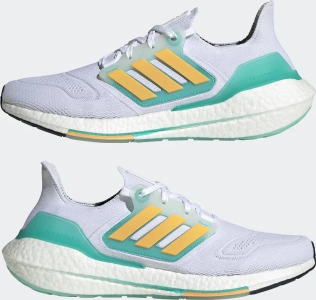 adidas Ultraboost 22 cloud white/flash orange/mint rush (Herren)