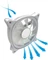 LC-Power Case Fan 120mm ARGB Reverse, weiß, LED-Steuerung, Fernbedienung, 120mm, 3er-Pack Vorschaubild