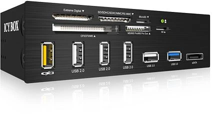 RaidSonic Icy Box IB-867-B Multi-Slot-Cardreader, USB 3.0 19-Pin Stecksockel [Stecker]