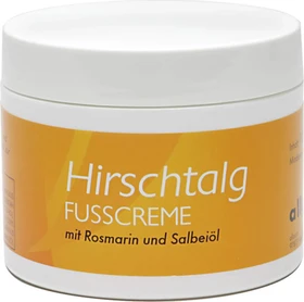 allcura Hirschtalg mit Rosmarin und Salbeiöl Fußcreme, 100ml