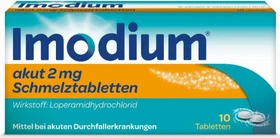 Johnson & Johnson Imodium akut 2mg Schmelztabletten, 10 Stück