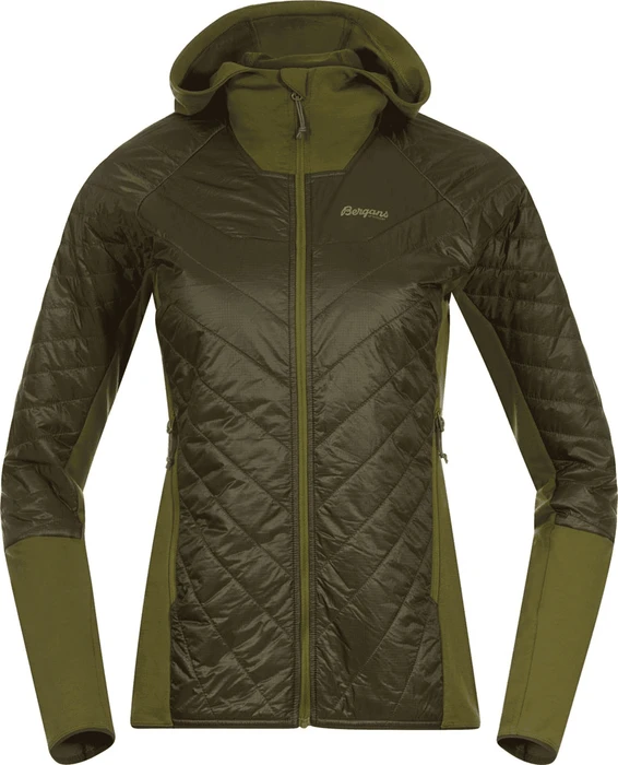 Bergans Cecilie Light Insulated Hybrid Funktionsjacke dark olive green (Damen)