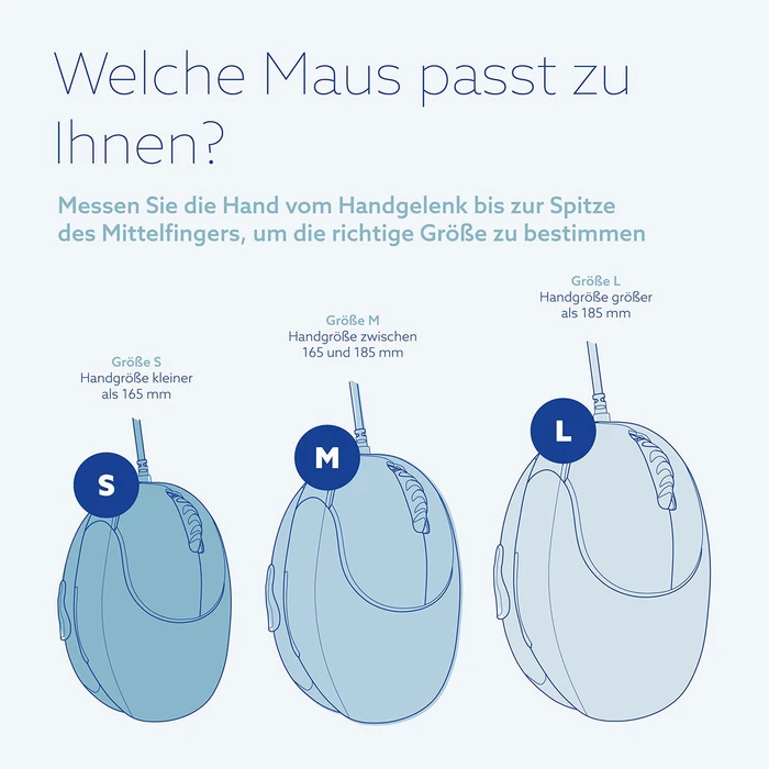 R-Go HE Break Mouse Vertikale kabellose Maus klein, Bluetooth