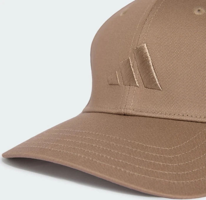 adidas New Logo Baseball Kappe chalky brown