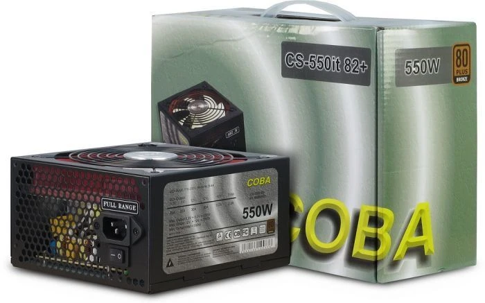 Inter-Tech CobaPower 550W, ATX 2.3