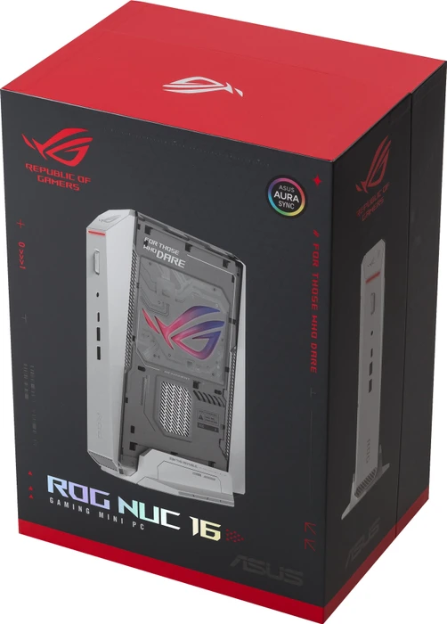 ASUS ROG NUC 16 - Jean Canyon - RNUC16JNK9X28AA2W, weiß, Core Ultra 9 290HX Plus, 32GB RAM, 2TB SSD, GeForce RTX 5080, EU-Netzkabel