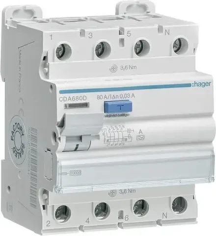Hager CDA6D