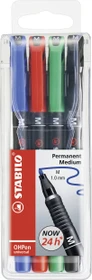 STABILO OHPen universal permanent M sortiert, 4er-Set