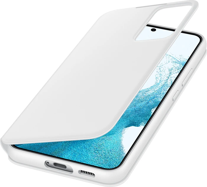 Samsung Smart Clear View Cover für Galaxy S22+ weiß