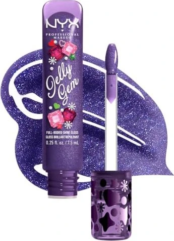 NYX Jelly Gem XMAS Lipgloss 04 purple pearl, 7.5ml
