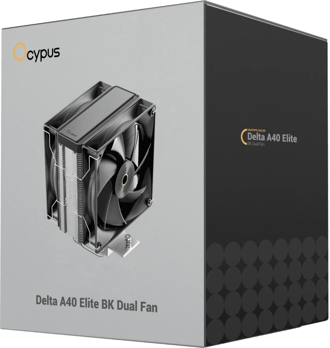 Ocypus Delta A40 Elite BK Dual Fan, schwarz