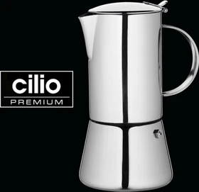 Cilio Aida 4 Espressokanne poliert