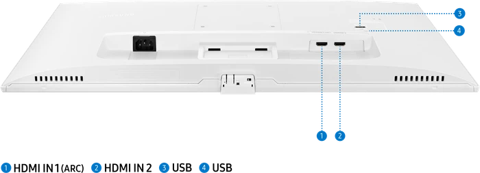 Samsung Smart Monitor M5 M50B, weiß, 32"