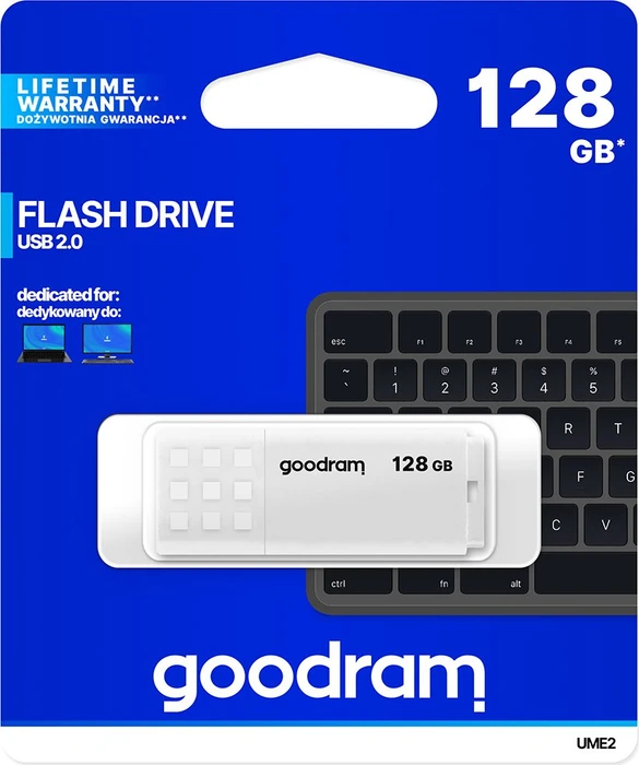 goodram UME2 128GB weiß, USB-A, USB 2.0