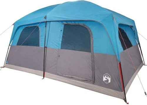 vidaXL 8 Personen Familienzelt blau