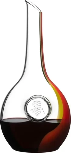 Riedel Chinese Zodiac Horse Dekanter rot/gelb
