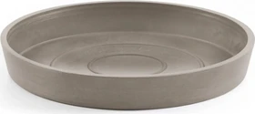 Ecopots Amsterdam Blumentopfuntersetzer rund 15cm taupe