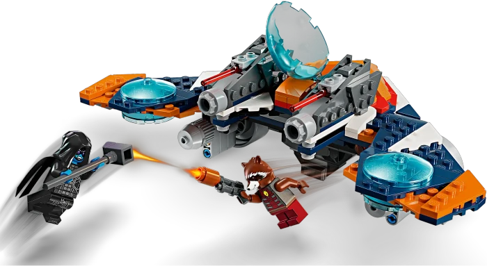 LEGO Marvel Super Heroes Spielset - Rockets Raumschiff vs. Ronan