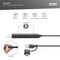 Digitus 4-Port Slim Line Hub, 4x USB-A 3.0, USB-A/USB-C 3.0 [Stecker] Vorschaubild