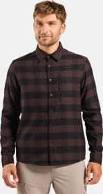 Odlo Halden Hemd langarm black/fudge (Herren)