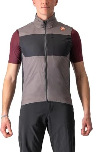 Castelli Unlimited Puffy Fahrradweste nickel grey/dark grey (Herren)