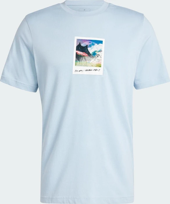 adidas All Day I Dream About... Graphic T-Shirt kurzarm wonder blue (Herren)