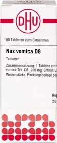 DHU Nux vomica D8 Tabletten, 80 Stück