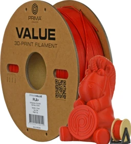 PrimaCreator PrimaValue PLA+, red, Spule, 2.85mm, 1.00kg