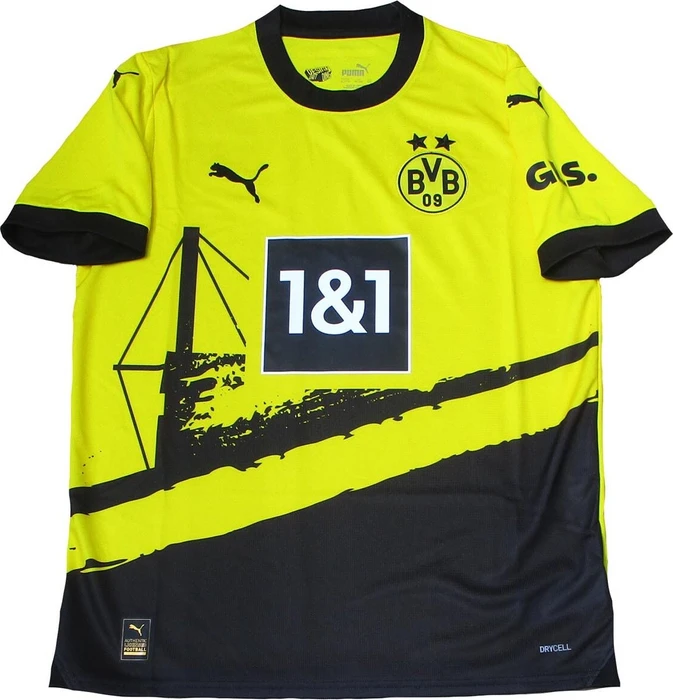 Puma BVB Borussia Dortmund Replica 2023/2024 Heimtrikot kurzarm (Junior)