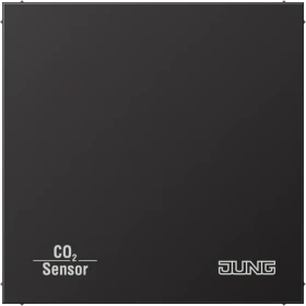 Jung KNX CO2-Sensor 2-fach Aluminium dark, Multisensor (CO2 AL 2178 D)