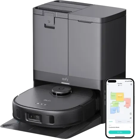 eufy X10 Pro Omni Saug-/Wischroboter schwarz inkl. Absaug-/Reinigungsstation