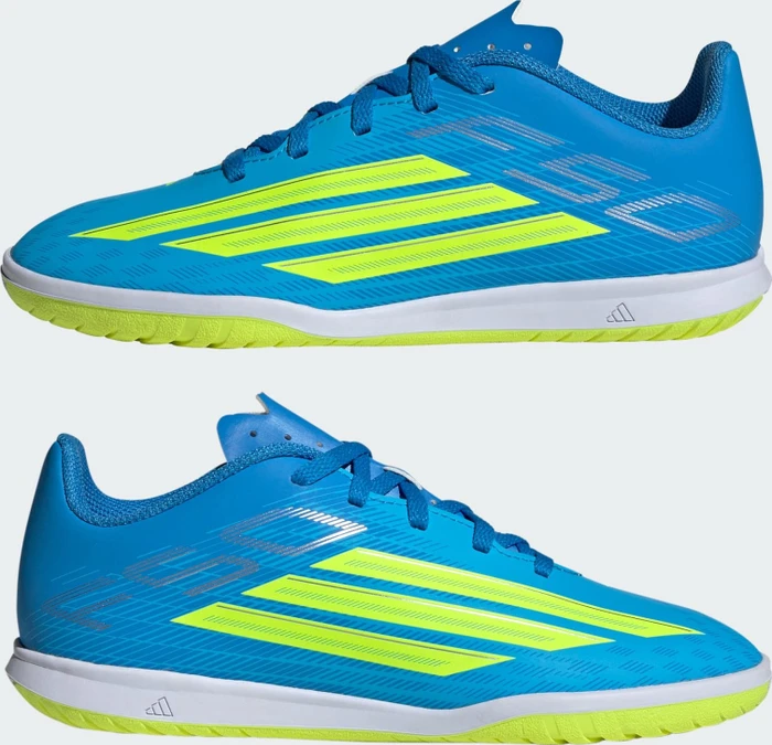 adidas F50 Club IN lucid ray blue/team solar yellow 2/lucid aquamarine (Junior)