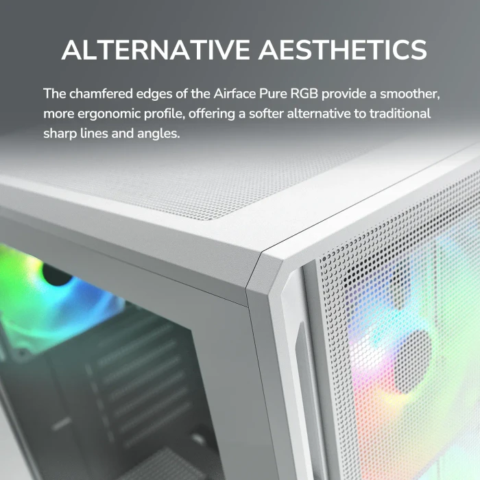 Cougar Airface Pure RGB, schwarz, Glasfenster