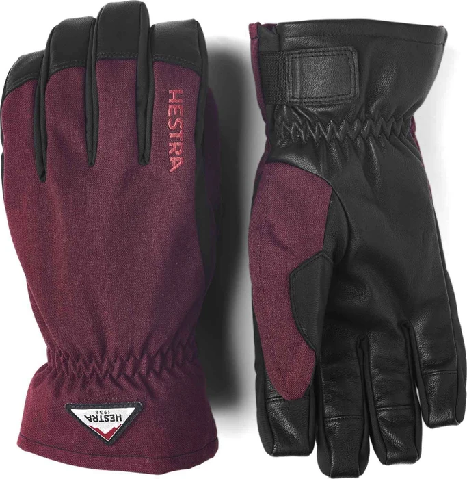 Hestra Powder Skihandschuhe bordeaux