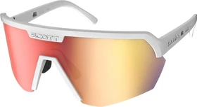 Scott Sport Shield white matt/red chrome