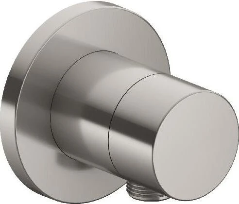 Keuco IXMO 59549 Pure 3-Wege Ab- und Umstellventil mit Schlauchanschluss rund edelstahl-finish