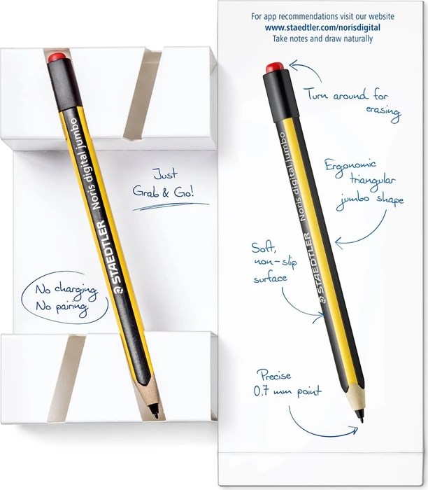 Staedtler Noris digital jumbo EMR Stylus, gelb/schwarz