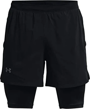 Under Armour Launch 2-in-1 Laufhose kurz black/reflective (Herren)