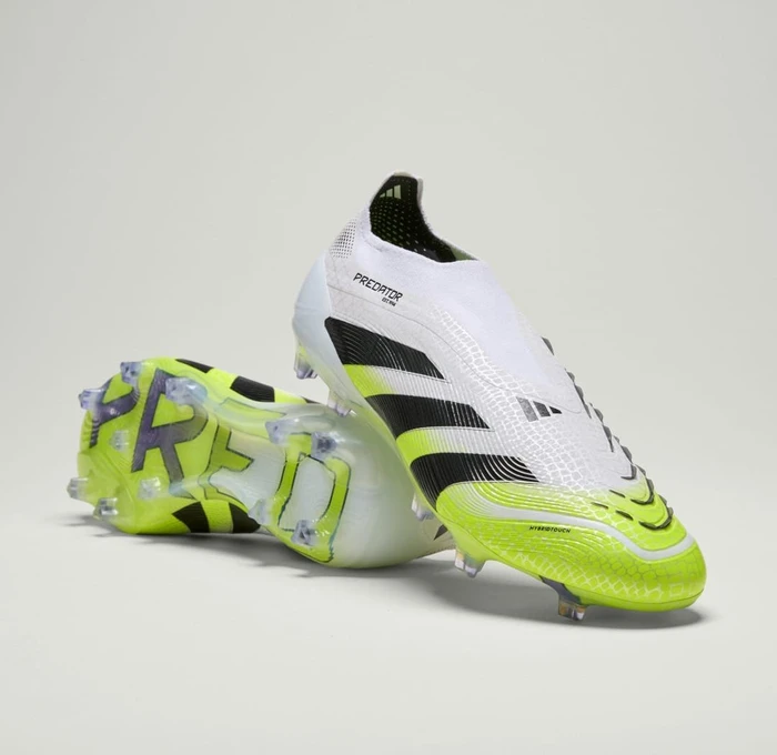 adidas Predator Elite Laceless FG cloud white/core black/lucid lemon