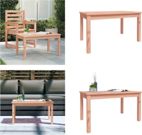vidaXL Loungetisch Massivholz Kiefer 82.5x50.5cm braun douglasie