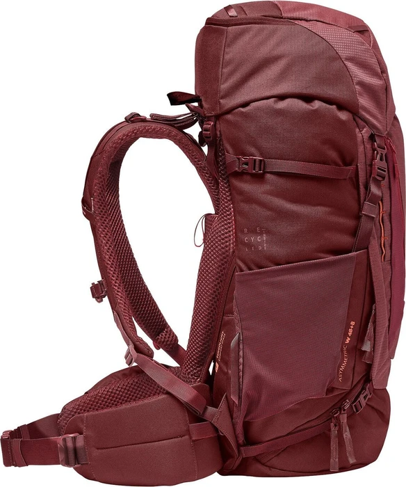 Vaude Asymmetric 48+8 Modell 2022 dark cherry (Damen)