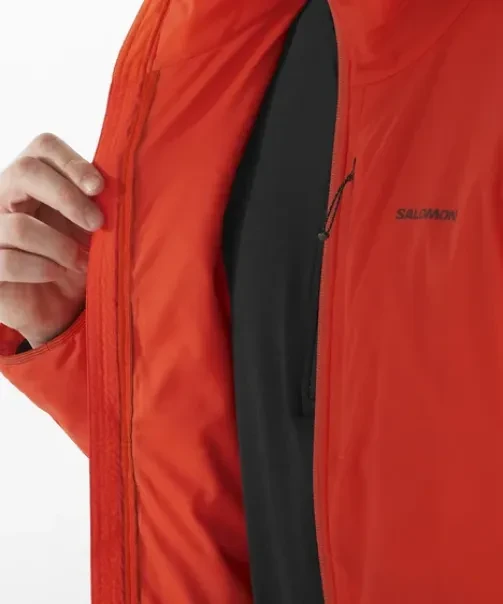 Salomon Mountain Flex Funktionsjacke cherry tomato (Herren)