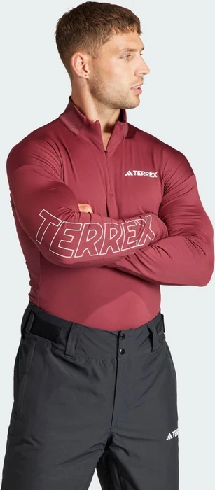 adidas Terrex Xperior Funktionsshirt langarm shadow red (Herren)