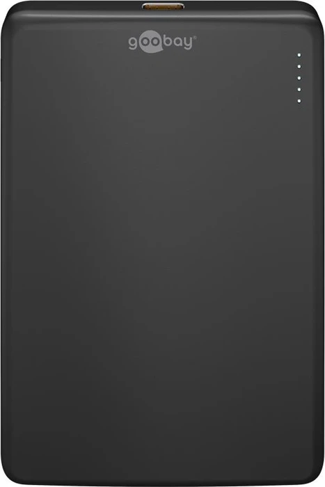 Wentronic Goobay Powerbank magnetisch 5000mAh schwarz