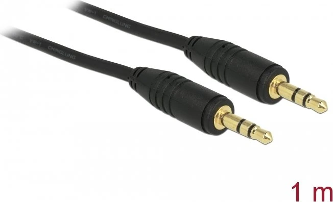 DeLOCK Klinkenkabel 3-Pin Stereo, 3.5mm Stecker auf 3.5mm Stecker