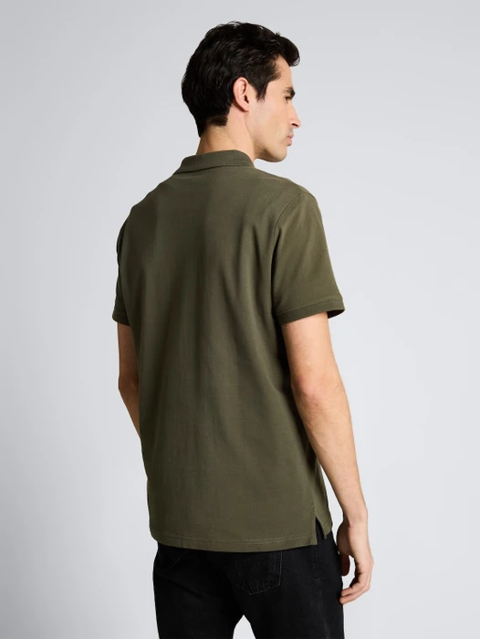 Tom Tailor Piqué Poloshirt kurzarm deep leaf green (Herren)