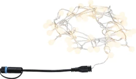 Paulmann Plug & Shine Lichterkette schwarz LED 48x warmweiß