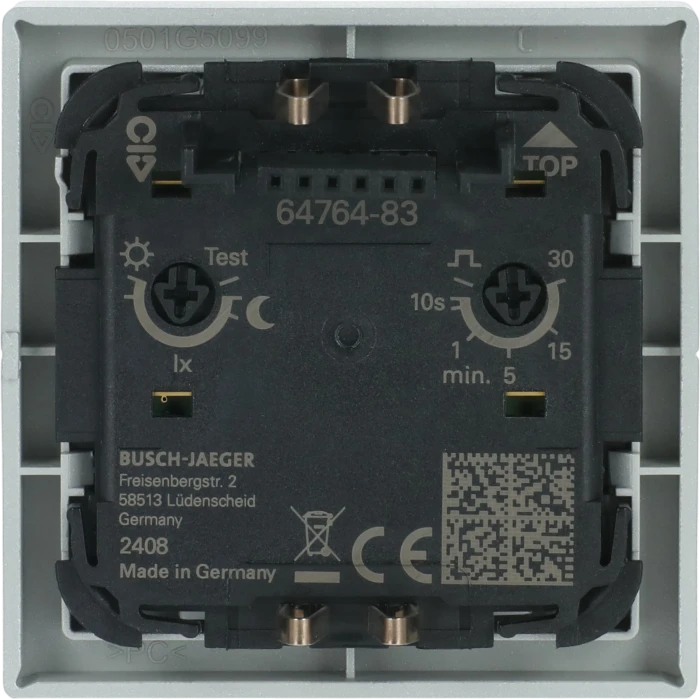 Busch-Jaeger Busch-Wächter 180 flex Komfort-Sensor Multilinse alusilber, Plattform 63, Bewegungsmelder